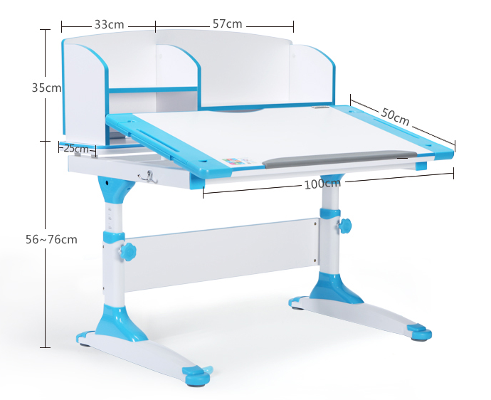 ergonomic kids study table